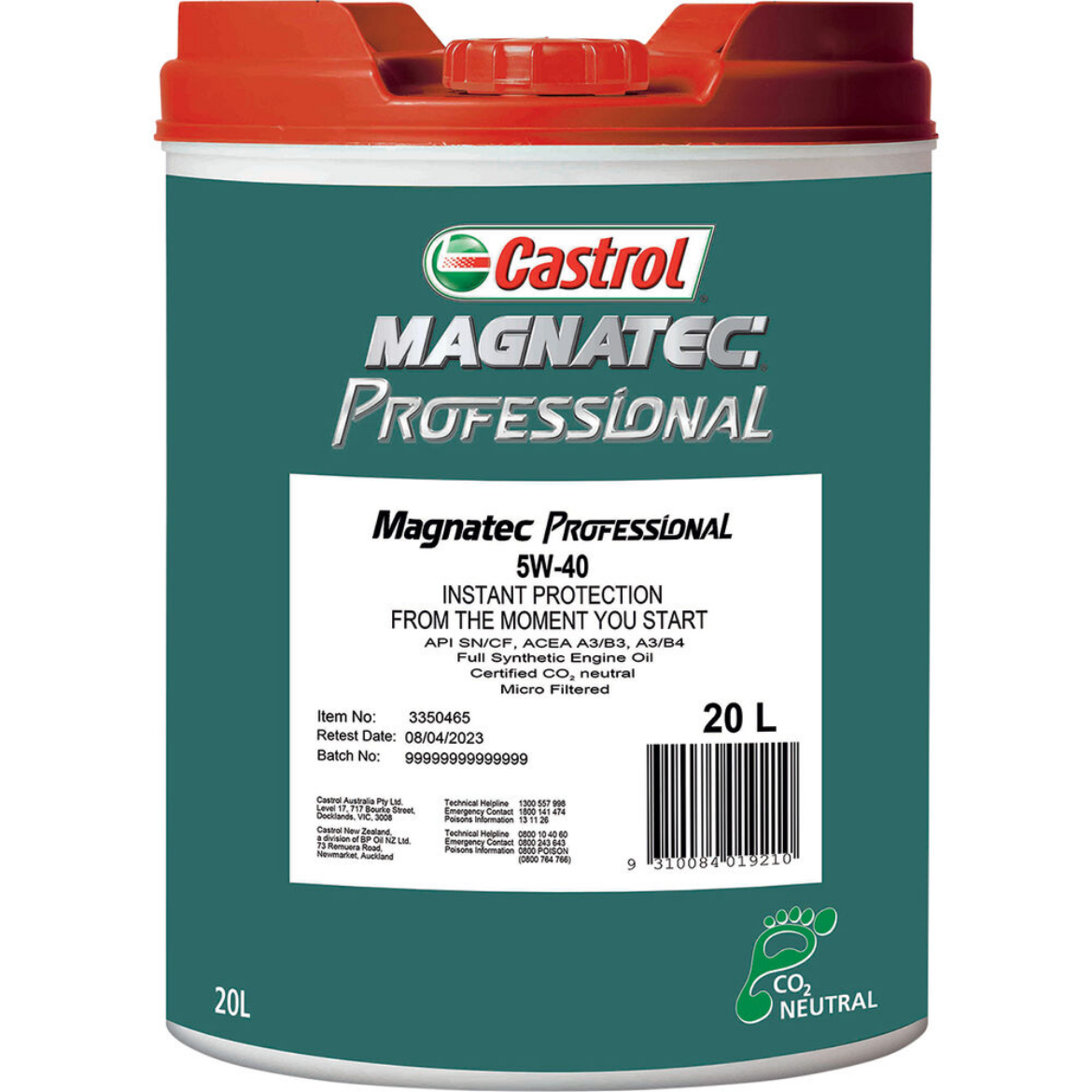 Picture of MAGNATEC PROFESSIONAL 5W-40 20L