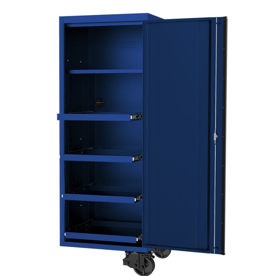 Picture of LOCKER SIDE USA5972 4 SHELF BLUE/BLACK