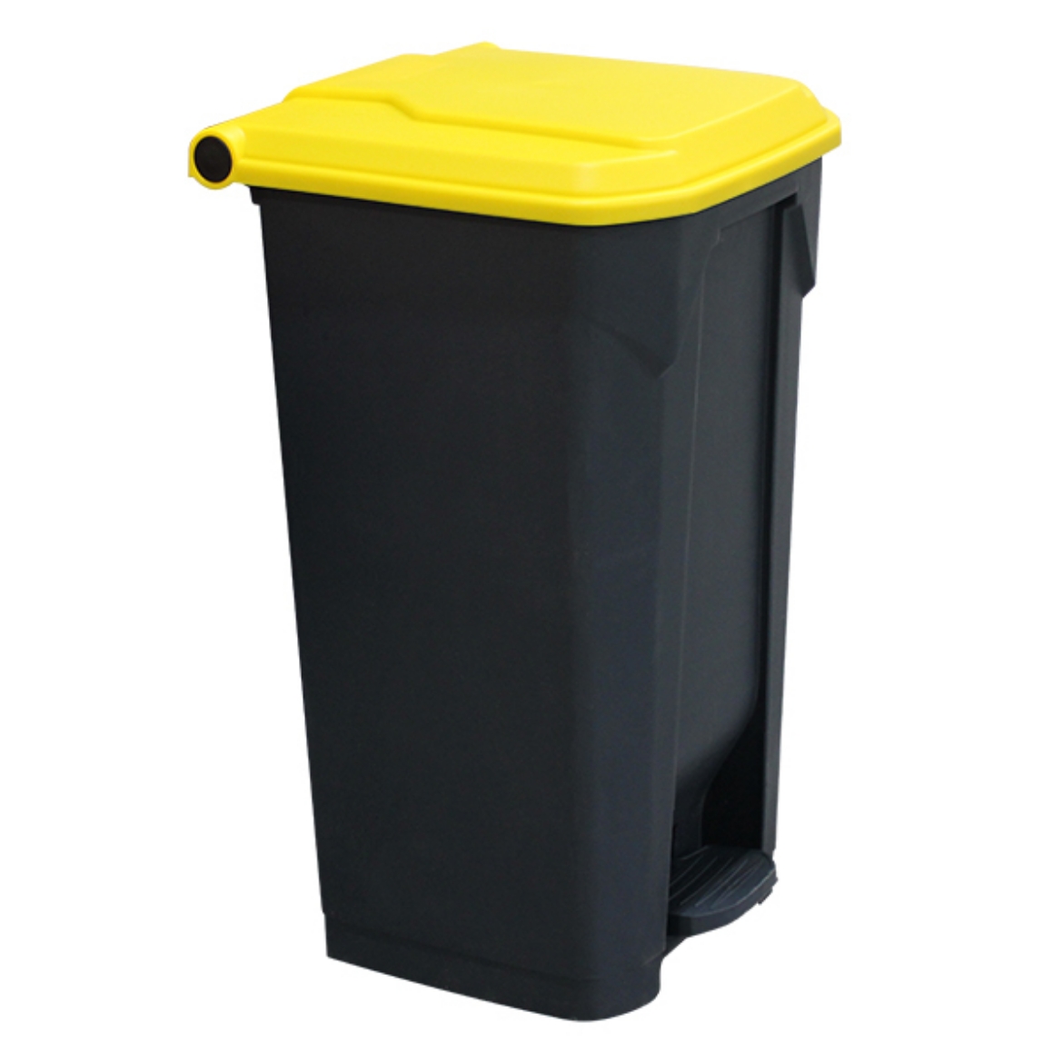 Picture of 100L PLASTIC PEDAL BIN & YELLOW LID