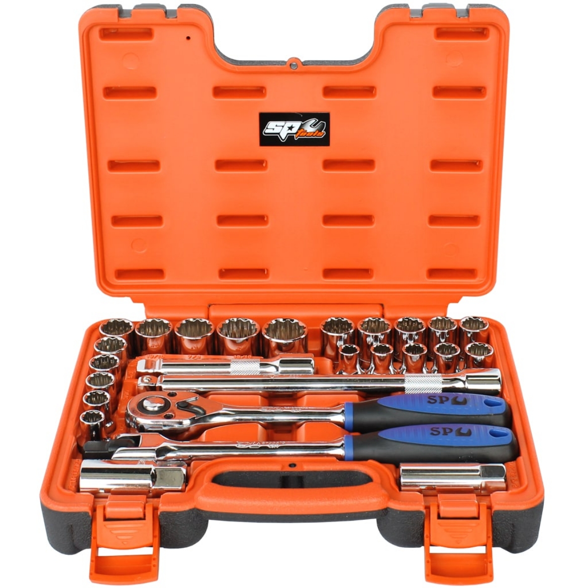 Picture of SOCKET SET IN X-CASE 1/2" DR 12PT 26PC METRIC/SAE