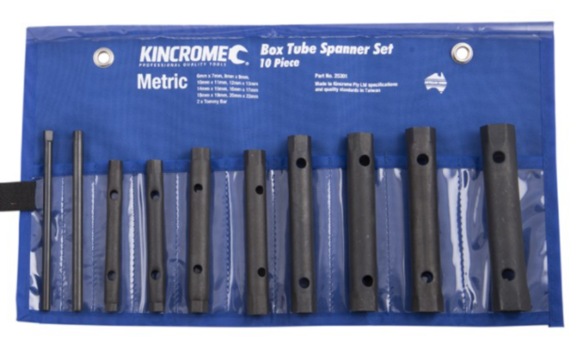 Picture of KINCROME Tube Spanner Set 10 Piece - Metric