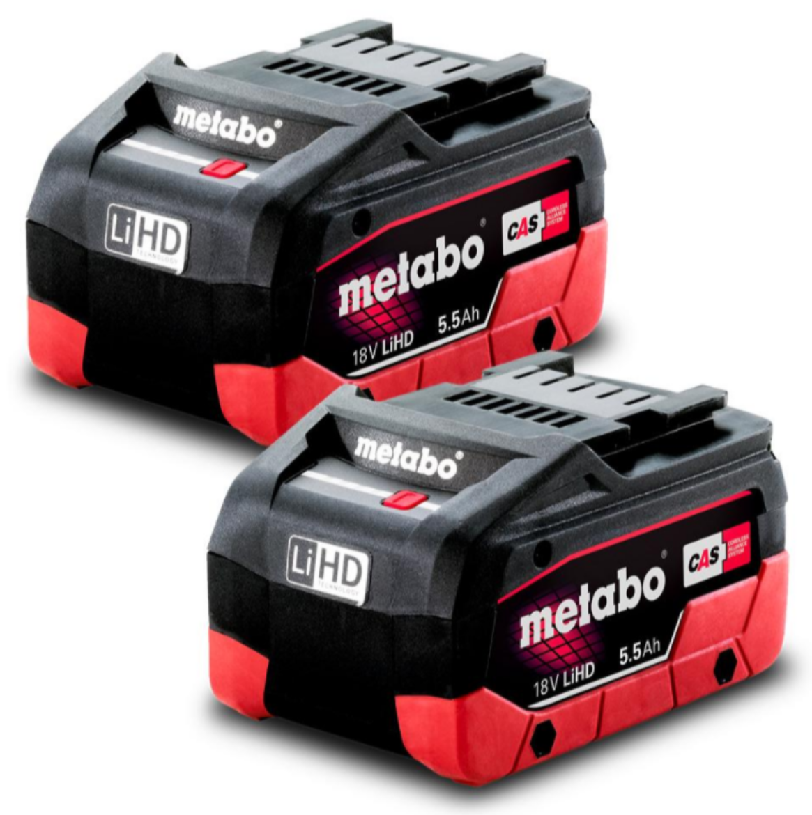 Picture of METABO 2 x 5.5 AH LIHD BATTERY PACK