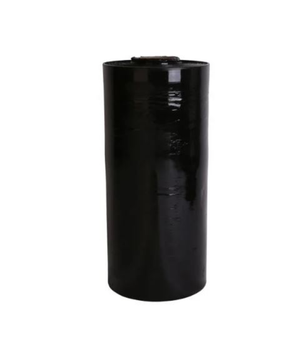 Picture of Blown Machine Pallet Wrap - 500mm x 1630m x 20um Black (Shrink Wrap)