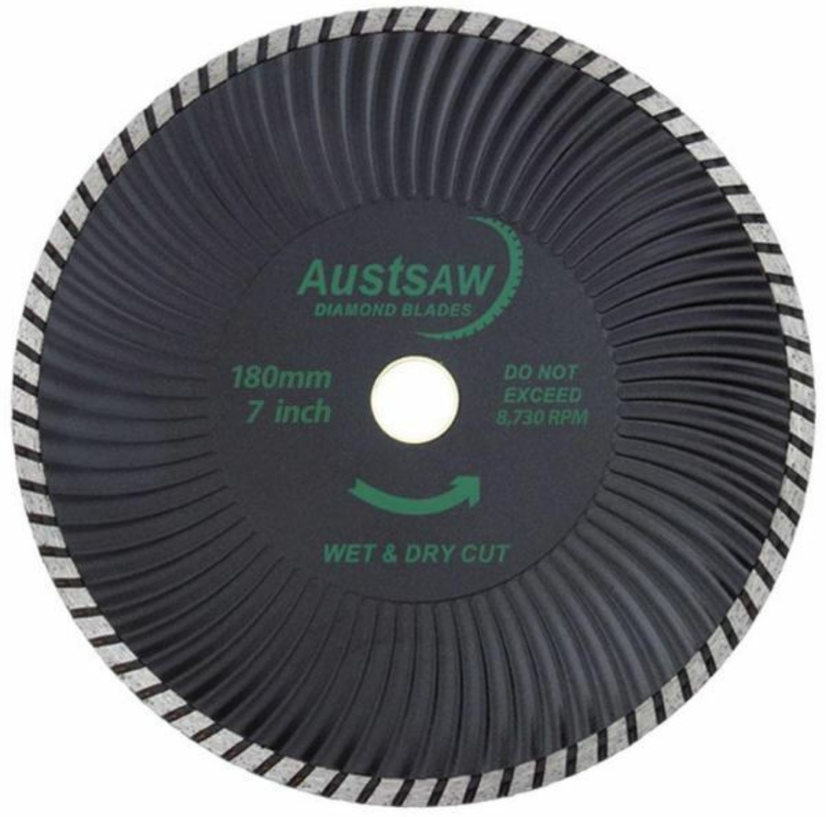 Picture of Austsaw Super Turbo Diamond Cutting Blade 7" 22.2/20 Bore