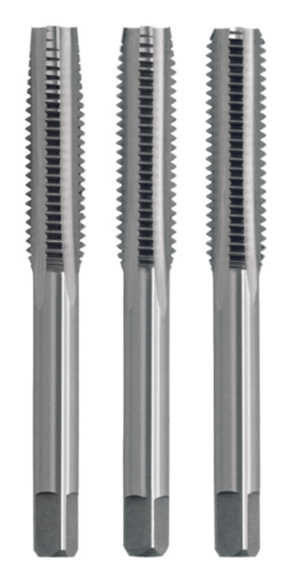 Picture of 39 x 4mm MC HSS BRIGHT FINISH TAP SET (TAPER, INTERMEDIATE, BOTTOMING)