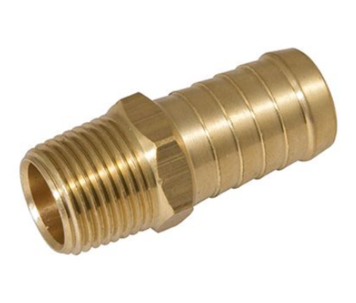 Picture of P3 NPT 3/8"x1/4" Barb x MiNPT Tailpiece