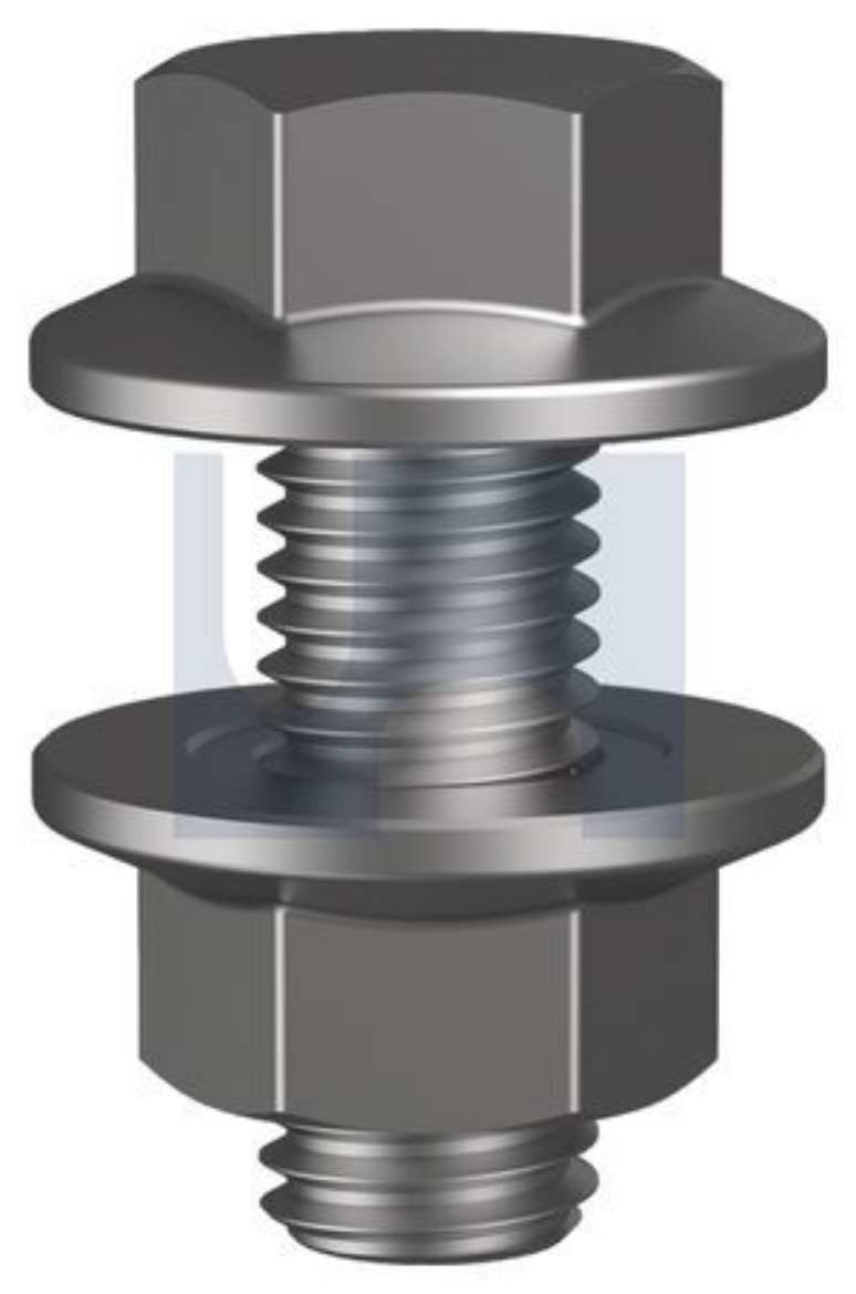 Picture of M12 X 30 G8.8 PURLIN HEX FLANGE BOLT & NUT KIT