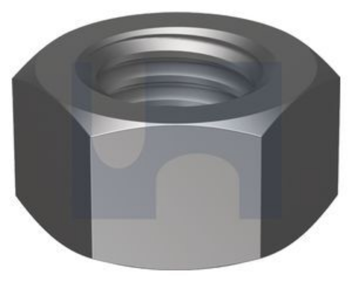 Picture of M6 Z/P CL 5 HEX NUT