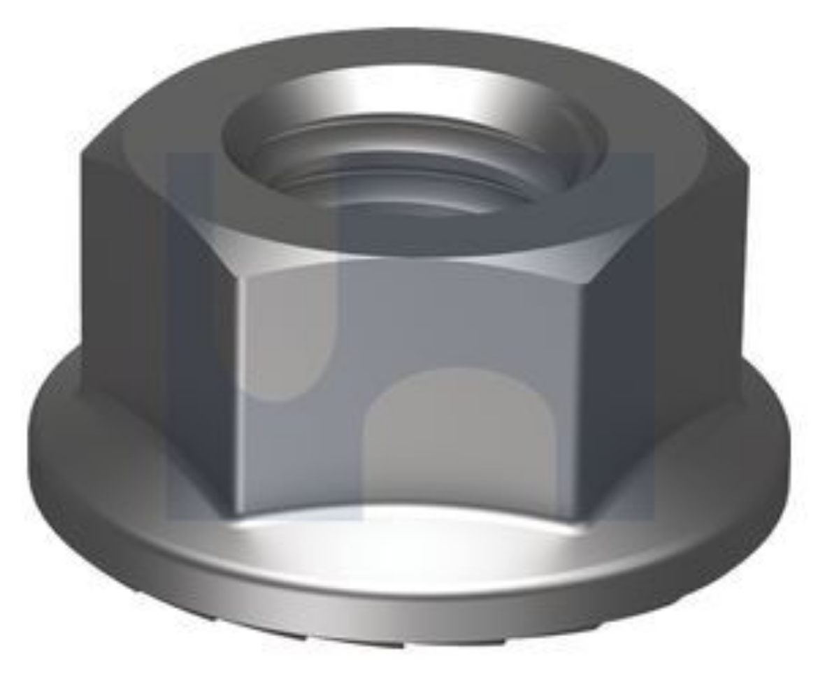 Picture of M5 ZYP CLT SERRATED FLANGE NUT