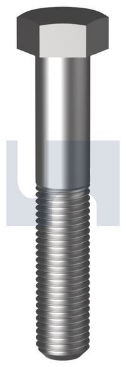 Picture of UNF 1/4 X 1/2 G8 BLK HEX BOLT