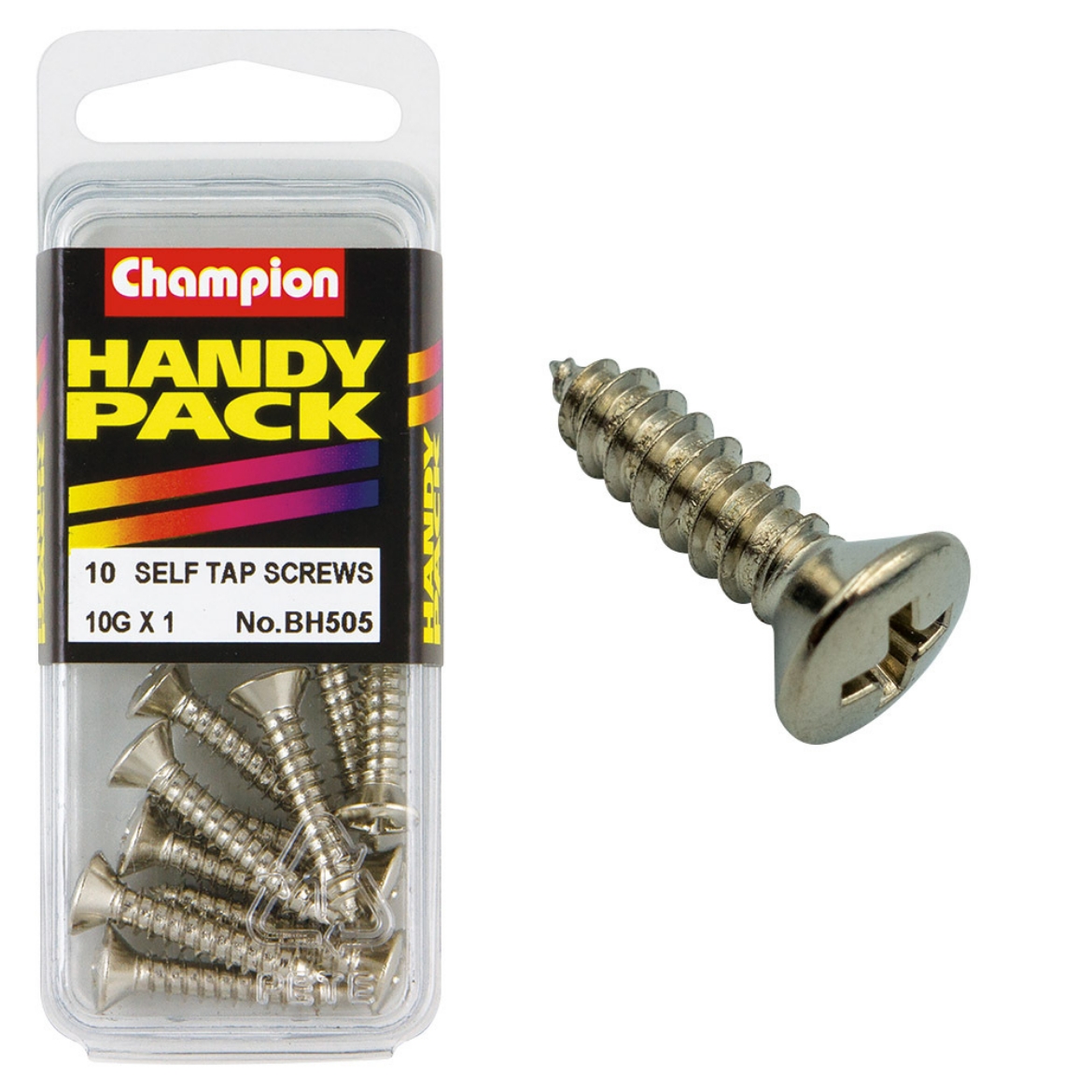 Picture of Handy Pk Self Tap Screw raised head 10g x 1 CST (Pkt.10)