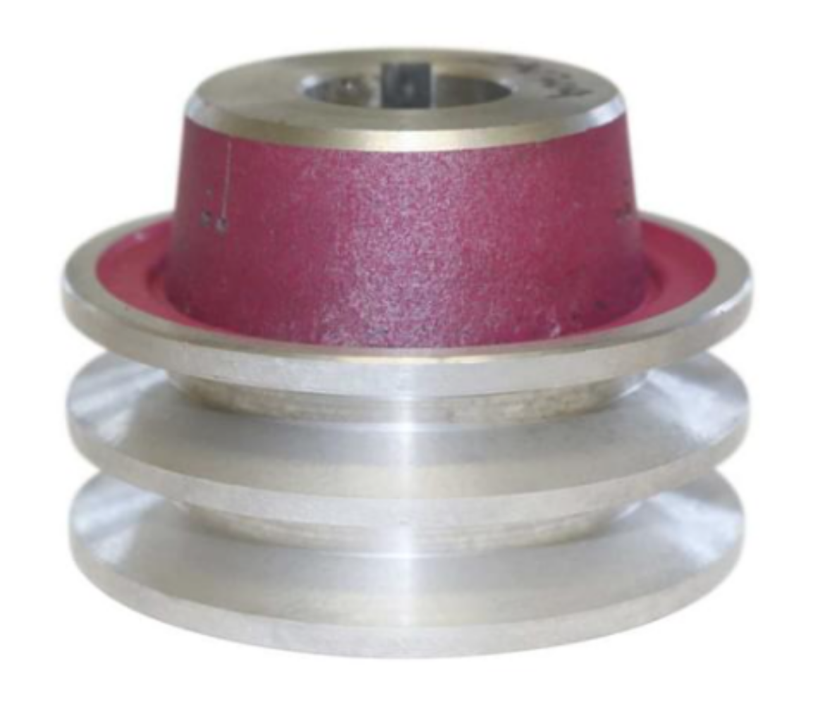 Picture of ALUMINIUM PULLEY 4X1" BORE, 2 GROOVE, B SECTION