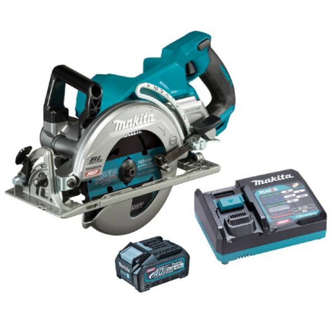 Picture of MAKITA 40V MAX BRUSHLESS 185MM REAR HANDLE SAW KIT