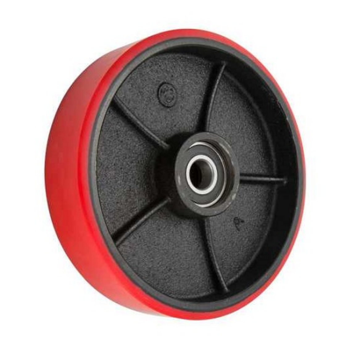 Picture of Poly Pallet Jack Wheel- Rear Steering Wheel + Bearings X1- Dia180xW50mm