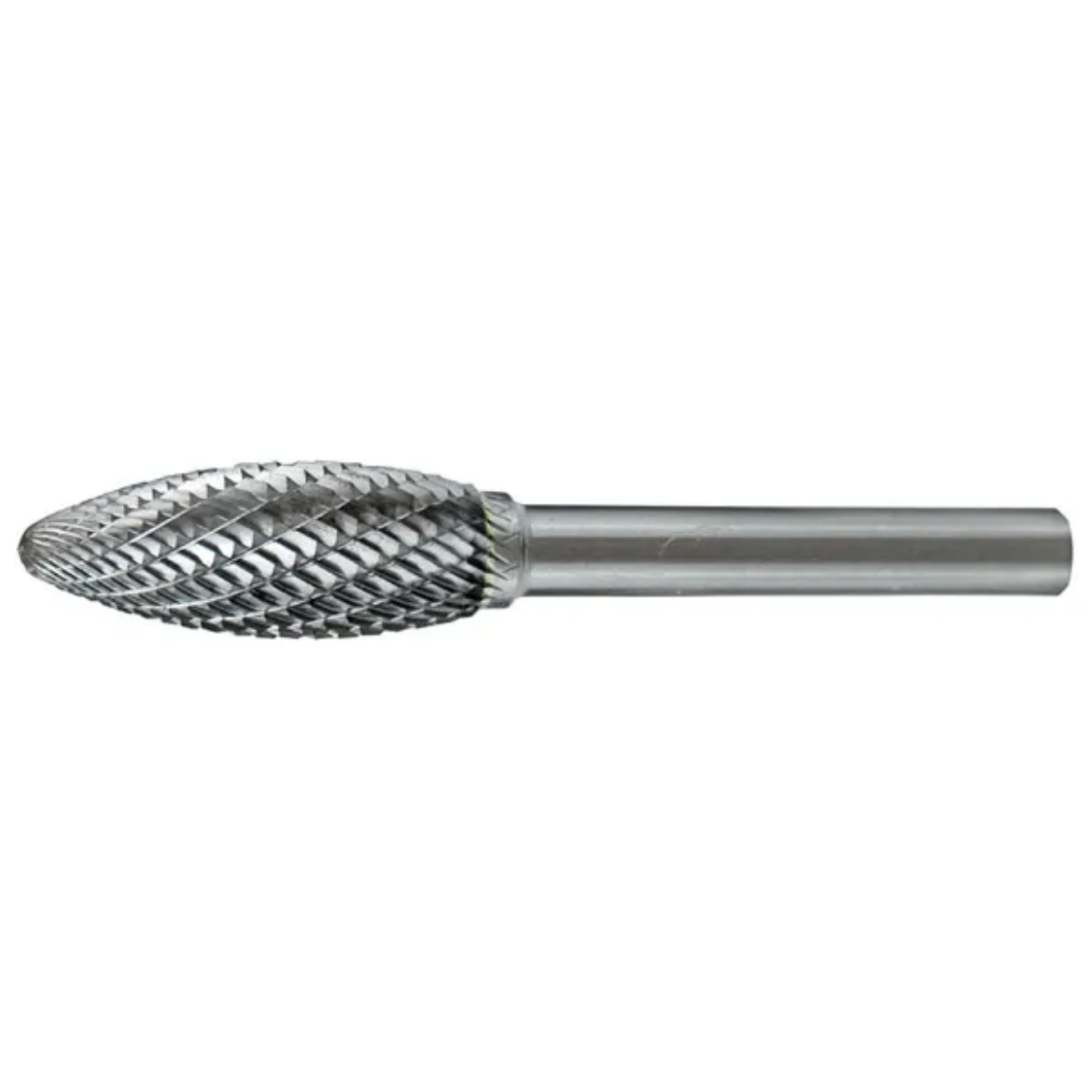 Picture of HOLEMAKER CARBIDE BURR, FLAME SHAPE, 1/2" X 1-1/4" HEAD, 1/4" SHANK DC