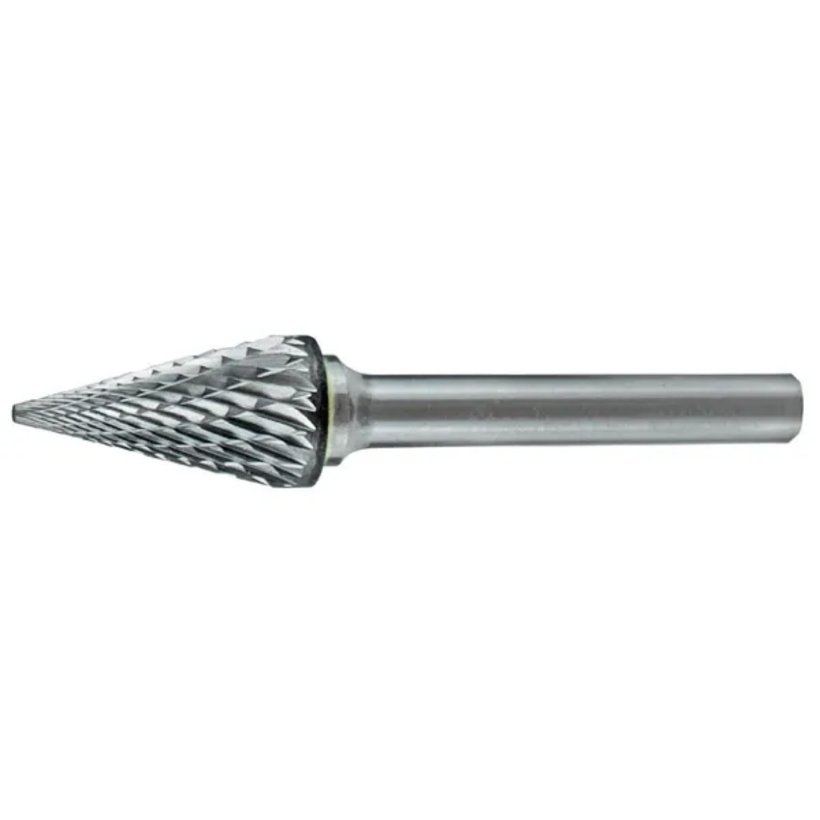 Picture of HOLEMAKER CARBIDE BURR, CONE SHAPE, 1/4" X 3/4" HEAD, 1/4" SHANK DC