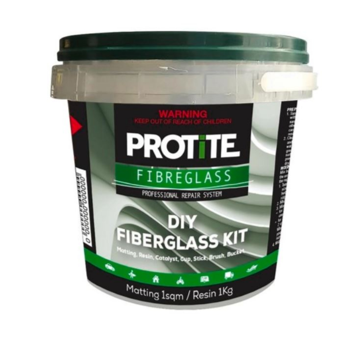 Picture of Protite 1kg Large Fibreglass Kit