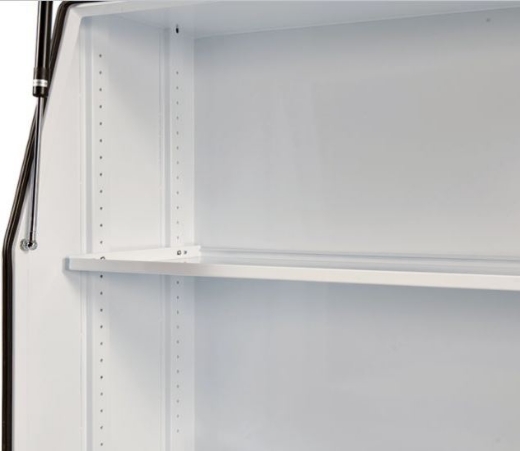 Picture of PARAMOUNT 950H SERIES FULL OPEN - NO DRAWERS - WHITE (1565 x 616 x 950MM)