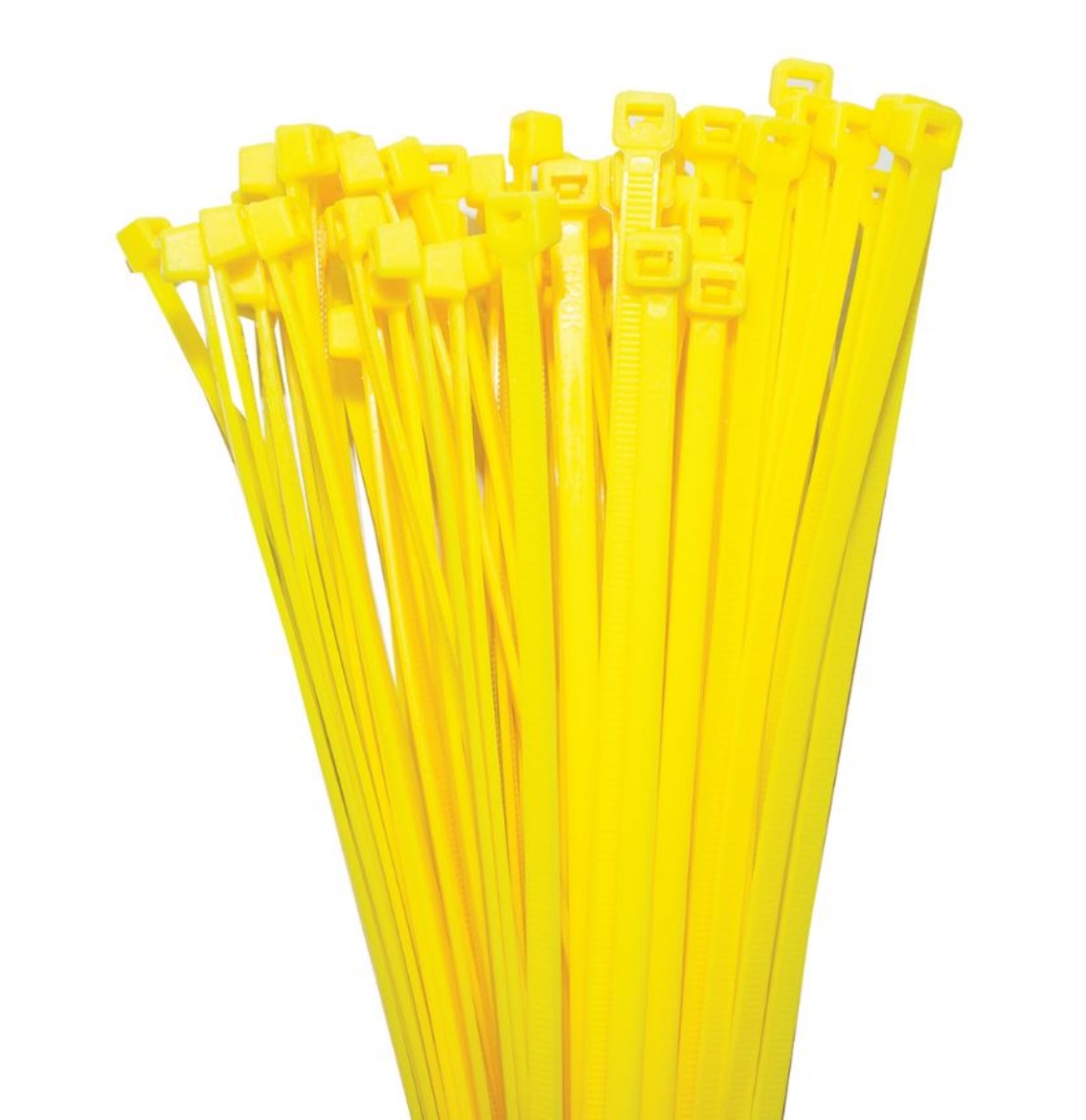 Picture of CABLE TIE NYLON 200X4.8MM YELLOW (100)