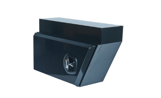 Picture of PARAMOUNT STANDARD UNDER TRAY STEEL TOOLBOX - LEFT OF WHEEL - BLACK (660/510L X 260W X 405H)