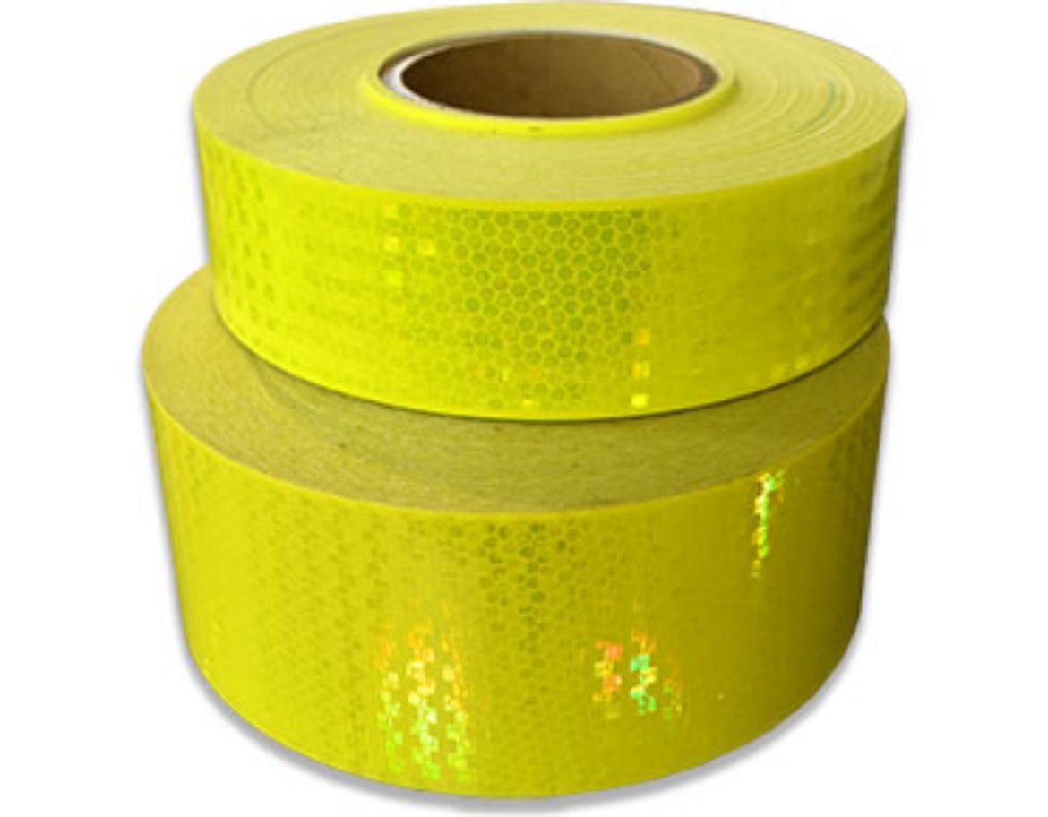 Picture of CLASS 1100 REFLECTIVE TAPE FLUORESCENT YELLOW-GREEN, 50.8MM X 45.7M, AVERY