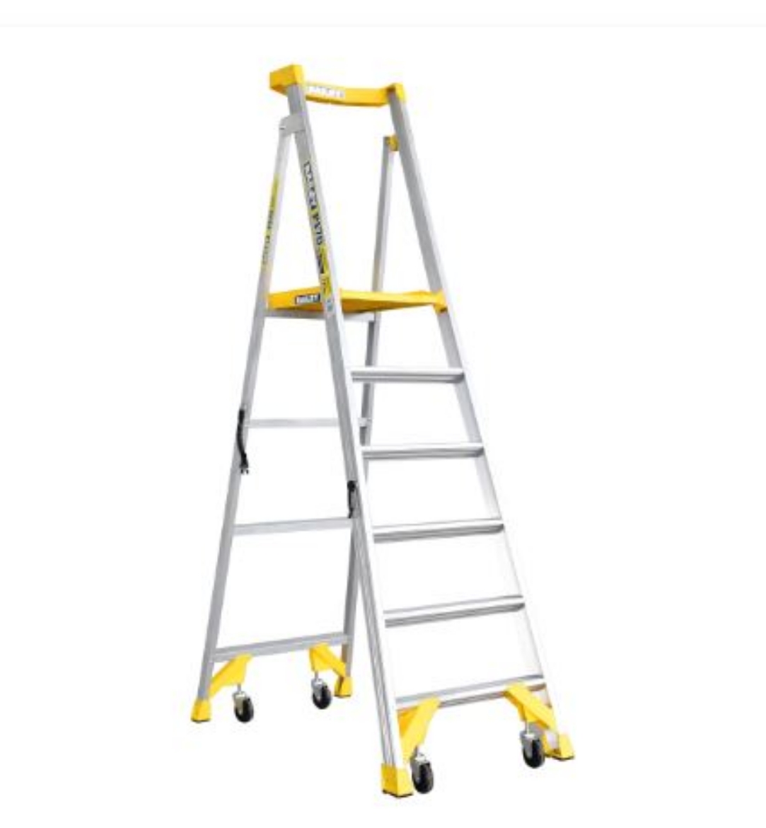 Picture of Bailey AL P170-6 170kg Ind Job Station Platform Step Ladder 3.74m reach height, 1.8m platform height