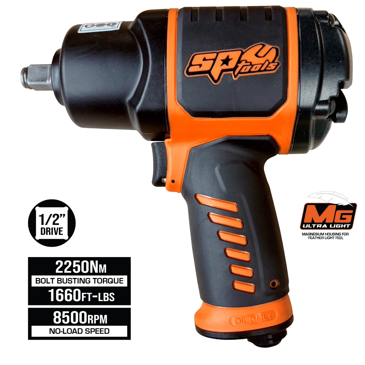 Picture of 1/2”Dr Impact Wrench - 2250Nm - COMPOSITE BODY