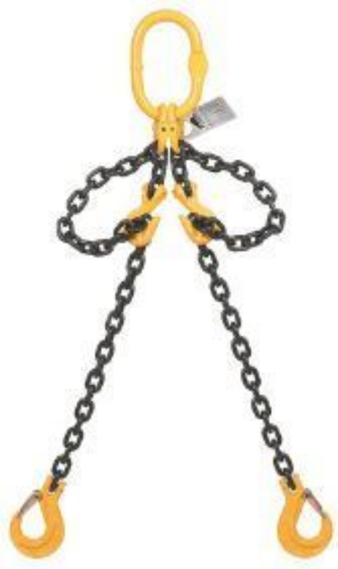 Picture of 8mm 2Leg 3Mtr C/W Clevis Sling Hook & Clevis Grab Hook