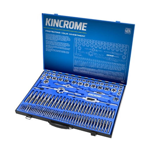 Picture of KINCROME Tap & Die Set 110 Piece NC / NF / Metric & Imperial