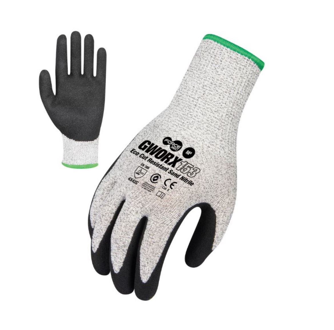 Picture of Force360 Cut Resistant Sand Nitrile Glove (Cut Level C) Medium